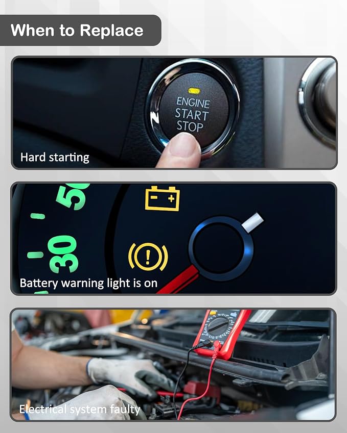 38920-TBA-A02 Battery Current Sensor Compatible with 2016 2017 2018 2019 2020 2021 2022 Honda Civic & CR-V Battery Temperature Voltage Sensor Replaces# 38920-TBA-A01