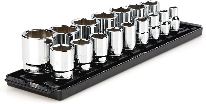 TEKTON 1/2 Inch Drive 6-Point Socket Set, 16-Piece (3/8 - 1-5/16 in.) | SHD92001