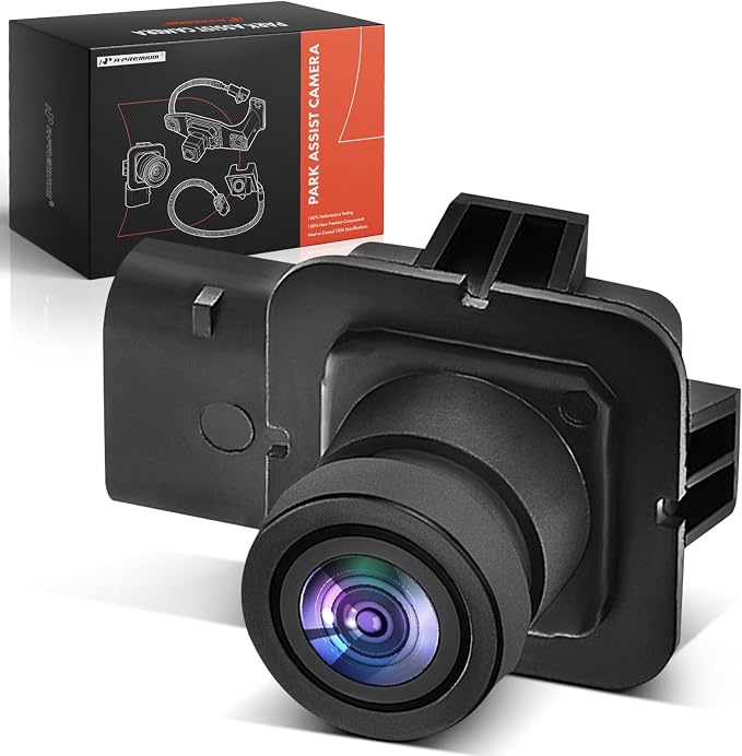 A-Premium Rear View Backup Camera C.A.P.A. Compliant Compatible with Ford | Parking Camera for Flex 2013-2019 - Replace# FO1960127C, DA8Z19G490-C, EA8Z19G490A, GA8Z19G490A