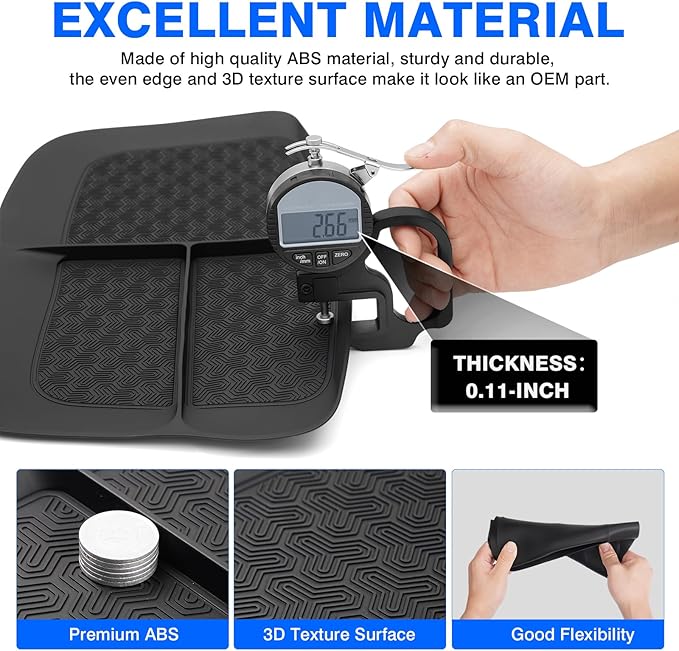 Autorder Dashboard Mat for 2011-2018 Dodge Ram 1500 2500 3500 Accessories Anti-Slip Mat Silicone Dash Mat for Ram Dash Liner Pad