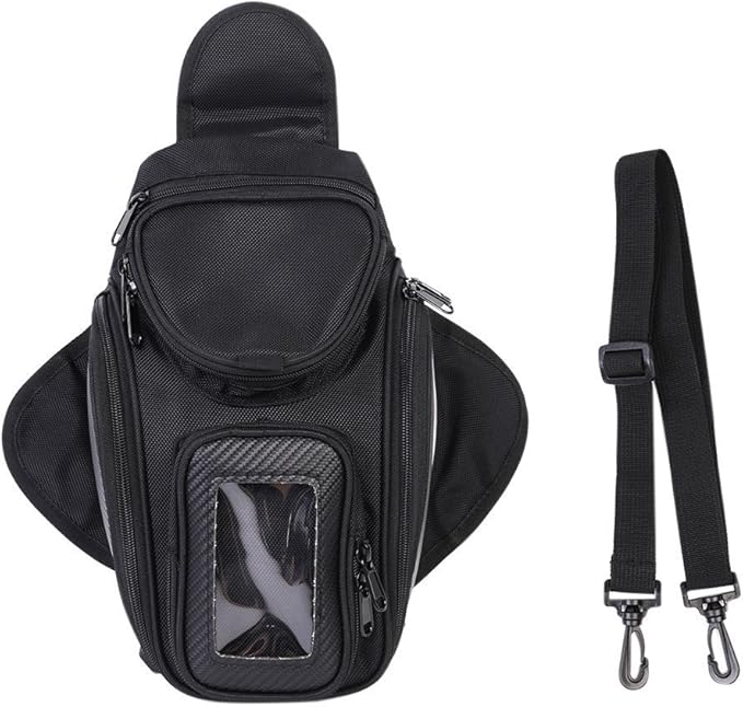 Universal Motorcycle Tank Bag Waterproof with Strong Magnetic Gas Oil Fuel Tank Bag Magnetic Motorbike Bag for Honda Yamaha Suzuki Kawasaki