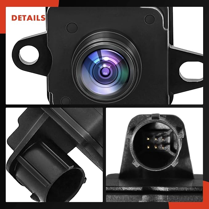 A-Premium Park Assist Camera Rear View Backup Reverse Camera Compatible with Select Jeep Models - 2014 2015 2016 2017 2018 KL Series Cherokee - Replace# 56038991AK