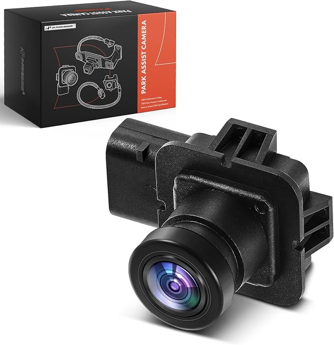 A-Premium Rear View Backup Camera Compatible with Ford | Parking Camera for 2018-2019 Transit-150/Transit-250/Transit-350/Transit-350 HD - Replace# JK4Z-19G490-G