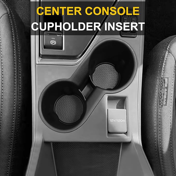 3Pcs Center Console Organizer Compatible with Subaru Crosstrek Wilderness 2026 2025 2024 Impreza Interior Accessories - Center Console Storage Box Tray & Cup Holder Liner Insert