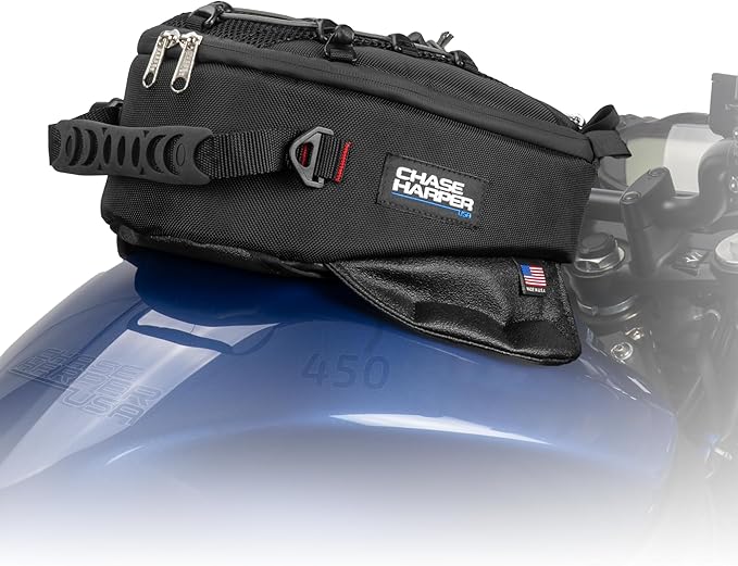 Chase Harper USA 450M Magnetic Tank Bag - RED LINE Fanny Pack Combo