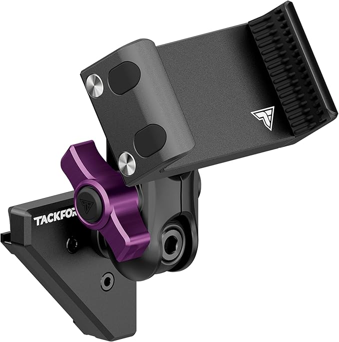 Tackform Link Vent Mount Universal Phone Holder - Compatible with 2021-2025 Ford F150 & Raptor, 2023-2025 Ford Super Duty | Aluminum | Zero Slip, Anti-Scratch | 2" Arm | Purple