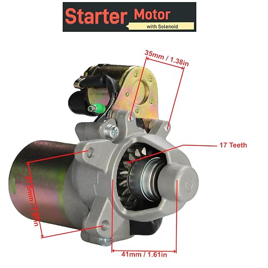 FDJ Electric Start Conversion Kit for Honda GX160 GX200 5.5HP 6.5HP - Turn-Key Starter Motor Upgrade for Generators & Go-Karts - Eliminate Manual Pulling Strain, Includes Flywheel & DIY Instructions