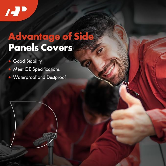 A-Premium Red Side Panels Covers Compatible with Honda Model | for XR200R 1984-2002, XR250R 1984-1985