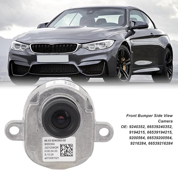 Front Bumper Side View Camera HD Wide Angle View 9240352 for X5 E70 X6 E71 F01 F02 F06 F07 F10 F11 F12 F13 F30 Right 66539240352‑02