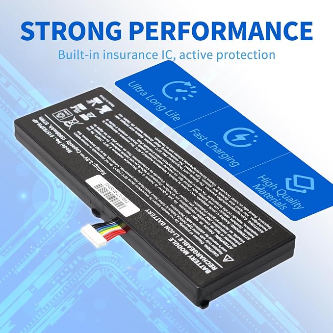 Replacement Battery for Autel MaxiCom MK908: 515783PH-4P for MaxiCOM MK908 MK908P MaxiSys Pro Elite Series Rechargeable Battery 15000mAh