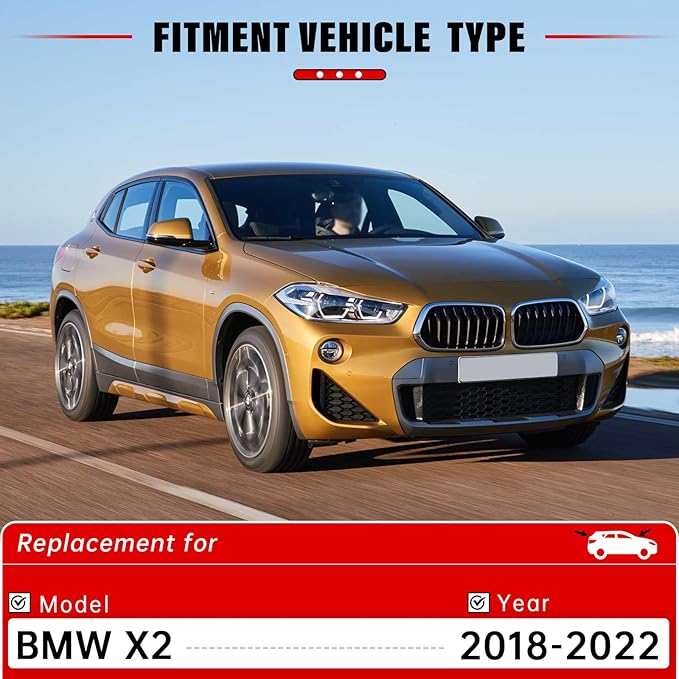 Windshield Wiper Blades Replacement for 2018 2019 2020 2021 2022 BMW X2 Original Factory Quality Front Rear Wipers Blade Set for My Car - 24" 20" 13" (Pack of 3)