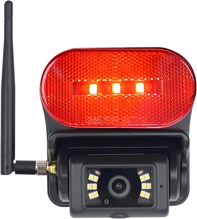 Haloview BTC125W Wireless RV Rearview FHD 1080P Camera with Marker Light for BT7/BT6/BT7 TPMS Monitor System
