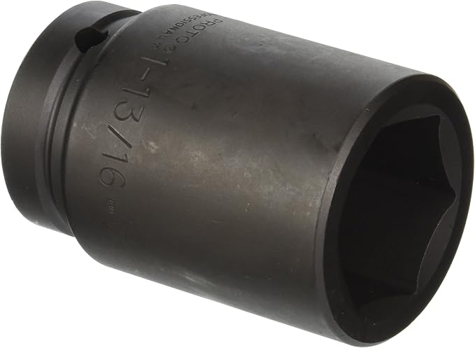 Impact Socket, 1 In Dr, 1-13/16 In, 6 pt