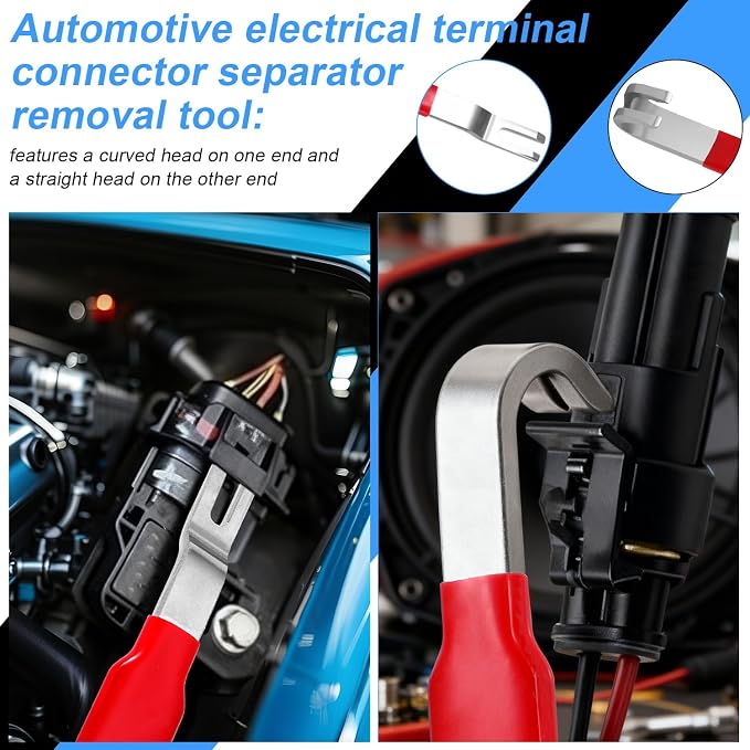 5-Piece Automotive Electrical Connector Removal Tool Set,Electrical Disconnect Pliers with Ergonomic Handle for Cars,Trucks & SUVs Fuel Line/MAF Sensor/Electrical Terminals/Lgnition Coil