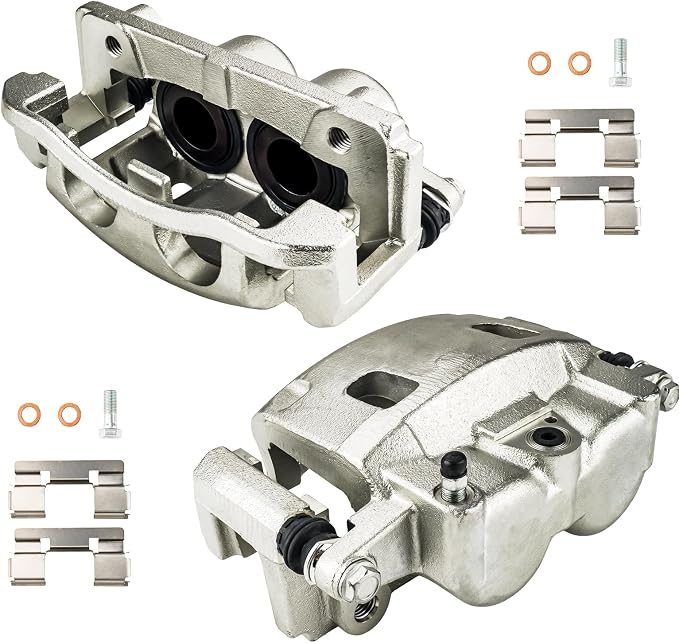 KAX Disc Brake Caliper Assembly Fit for TITAN 2004-2007, Pathfinder Armada 2004, Armada 2005, QX56 2004-2006, Armada 2006 5.6L, Front Side