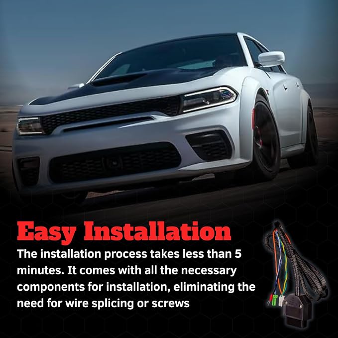 Z Automotive Double Bypass fits 2018-2023 Dodge Charger, Challenger & Chrysler 300 | OBD2 Plug-In Device | Trunk Mount Security Gateway Bypass | Easy Installation