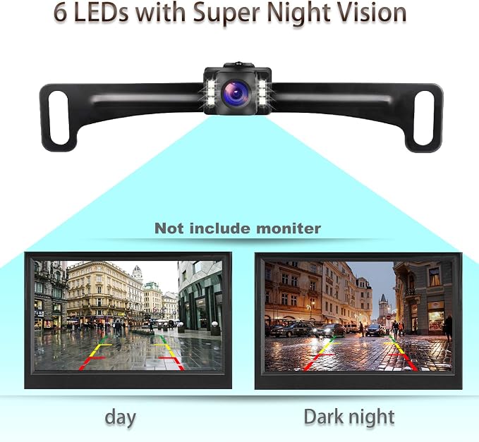8 led Backup Camera + 6 led Backup Camera