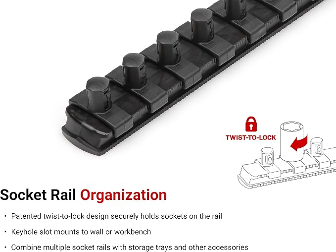 TEKTON 3/8 Inch Drive 6-Point Socket Set, 18-Piece | SHD91213