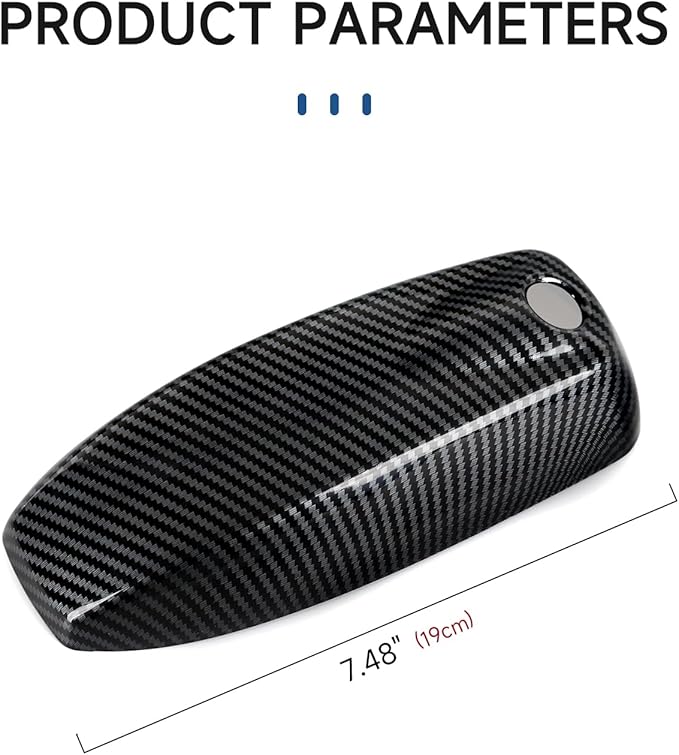 Youtaiche ABS Carbon Fiber Interior Roof Antenna Cover Trim for Chevy Colorado/GMC Canyon 2023 2024 2025 Accessories