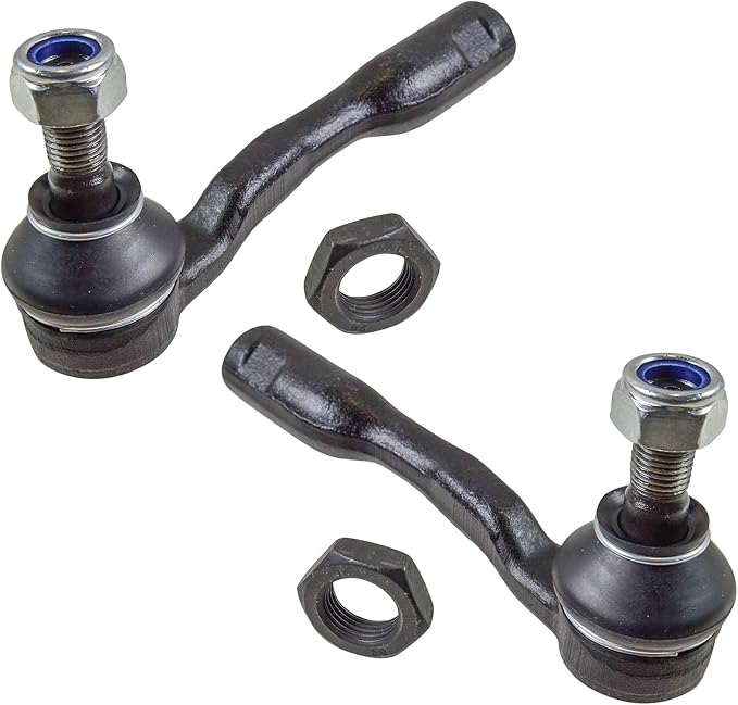 TRQ Outer Driver and Passenger Side Tie Rod Set 2 Piece Compatible with 2000-2002 Toyota Tundra, 2001-2002 Toyota Sequoia