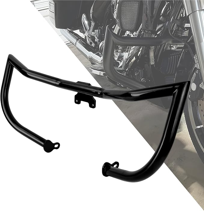 Motorcycle Crash Bar Engine Guard Highway Crash Bar Fit for Harley Touring Street Glide Road Glide Road King Electra Glide Ultra (E- Engine Guard for 14-22 Touring)