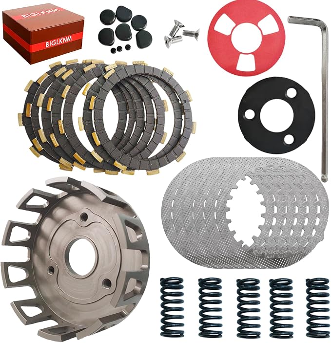 Clutch Kit & Billet Clutch Basket for Blaster 200 1988-2006 | for Ya-maha YFS200 SE