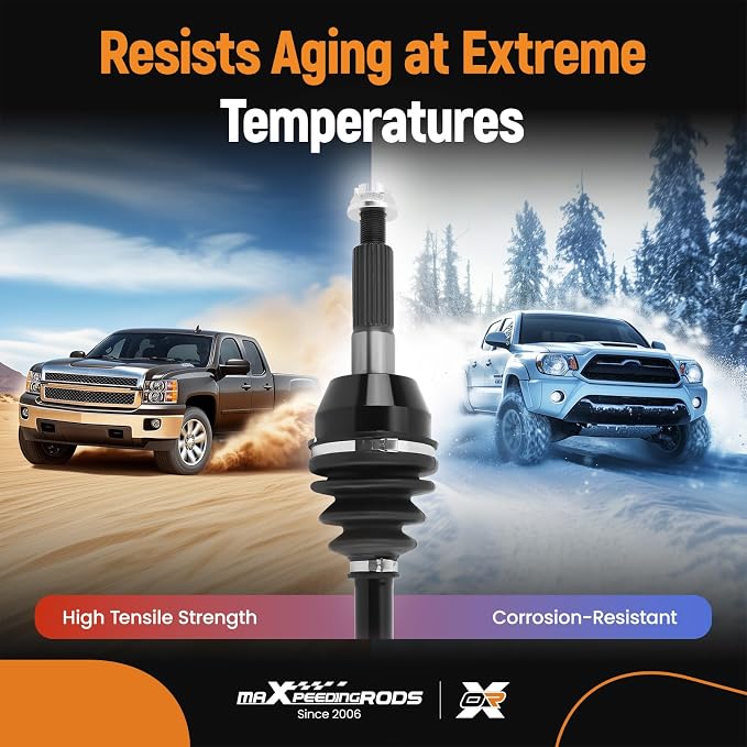 maXpeedingrods Pair (2) Rear CV Axle Shaft Assembly for Polaris Sportsman 450 HO/Sportsman 570 2015 2016 2017 2018 2019 2020 X2 Touring EPS, Left and Right Side, Replace# 1333275