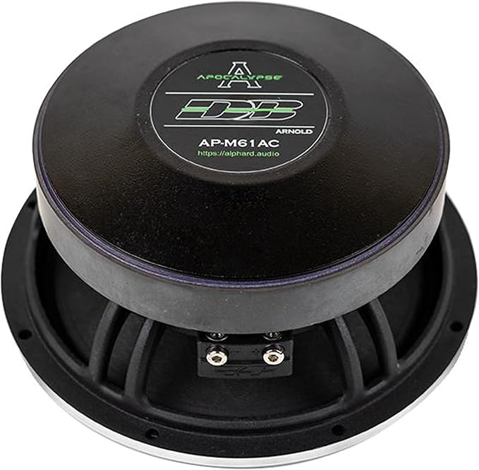 Deaf Bonce 6.5" 180W RMS 4-Ohm Mid-Range Speaker Set Apocalypse Series AP-M61AC