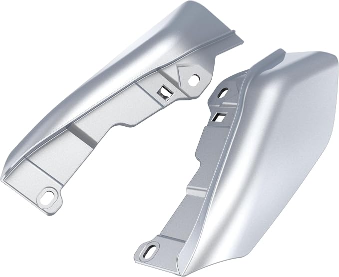 Color - Matched Mid Frame Air Deflectors Heat Shield, Perfectly Fit for Harley Touring Models 2009-2026 Baracuda Sliver