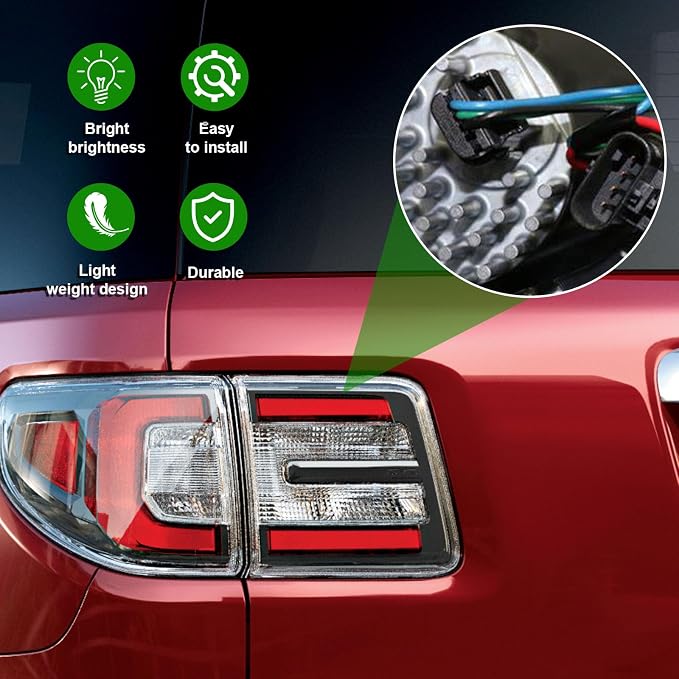 Lochnchn 13582912 Tail Lights Bulb Compatible with GMC Acadia 2013-2016,2017 GMC Acadia Limited Rear Brake Taillights Bulbs Replace 19433735