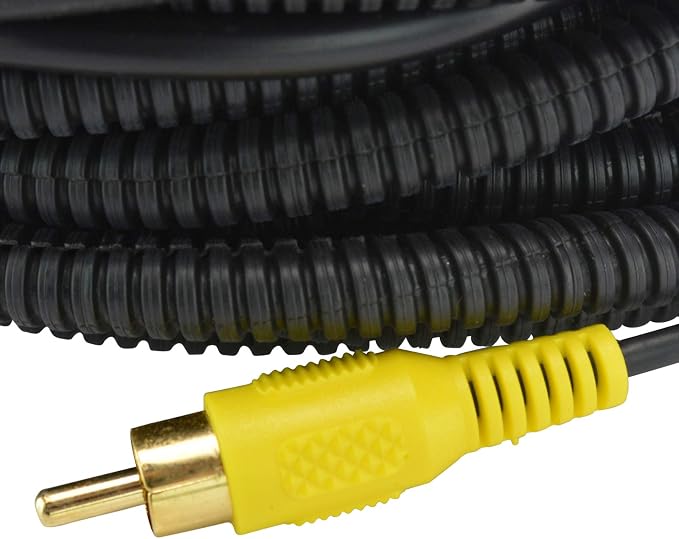TRQ Rear View Camera Add On Kit w/Wiring Harness & Tailgate Handle Compatible with GM Pickup