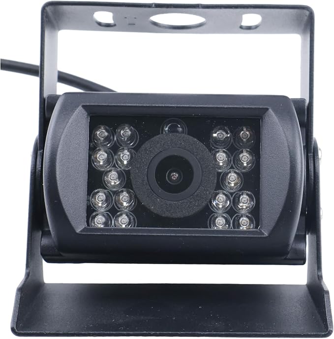 Night Vision Camera Compatible with Trailer Pickup Van RV Camper Color Rear/Front View Heated Waterproof with Audio 4-Pin Connection Black Replace for Buyers 8881211
