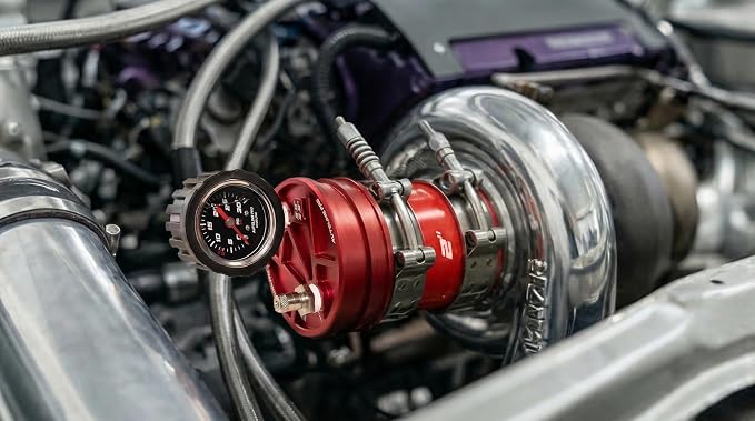 AutoLine Pro 2" (51mm) Premium BoostCap Turbo Boost Leak Tester - 6061 Billet Aluminumst Cap - 30 PSI Gauge - Detects Intercooler, Charge Pipe & Intake Leaks