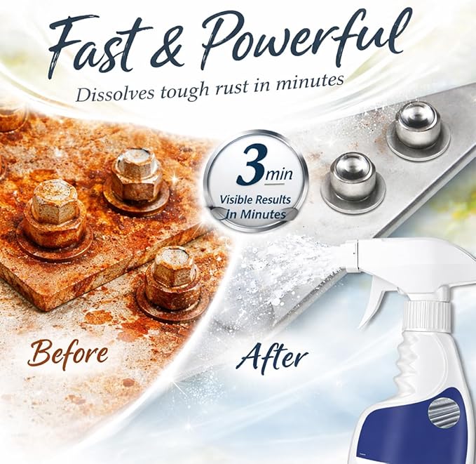 2027 Upgrade Steel Rust Remover, Rust Remover Spray For Metal(*3)