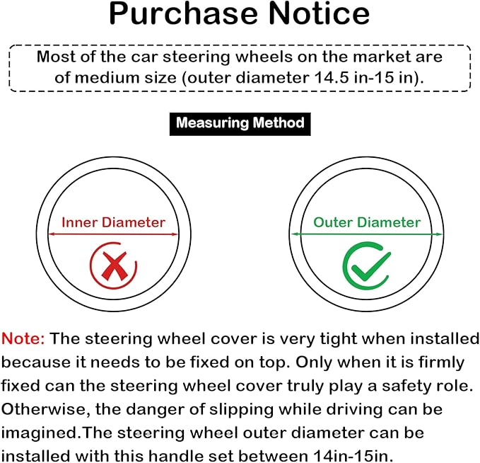 Red Embroidery Butterfly Car Steering Wheel Cover,14.5-15 Inch Universal Leather Covers Breathable Anti-Slip Odorless Steering Wheels Accessories for Men Women