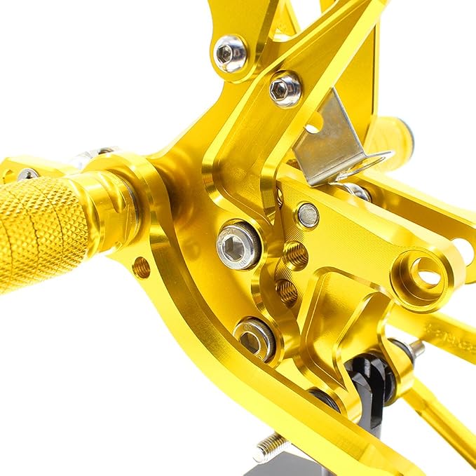 Sunrivery Motorcycle Rearsets Footpegs For GSXR750 GSX-R600 1996-2005,SV650/SV650S SV1000/S 1998-2014,GSXR1000 2000-2004