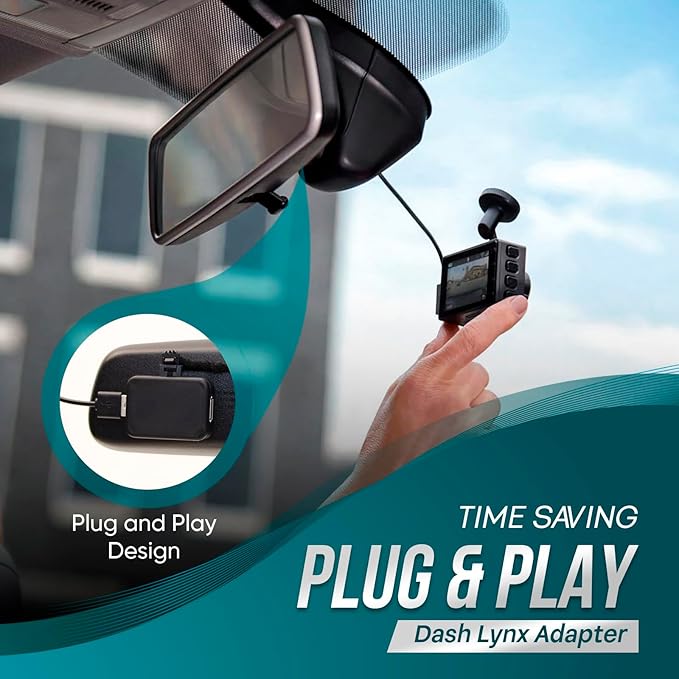 Dash Cam Power Adapter Supply,12 Pin Type A Connector, for 2016-2023 Toyota Tacoma Sienna Tundra Suburu Forester, Connect Auto - Dimming Mirror – Made in USA