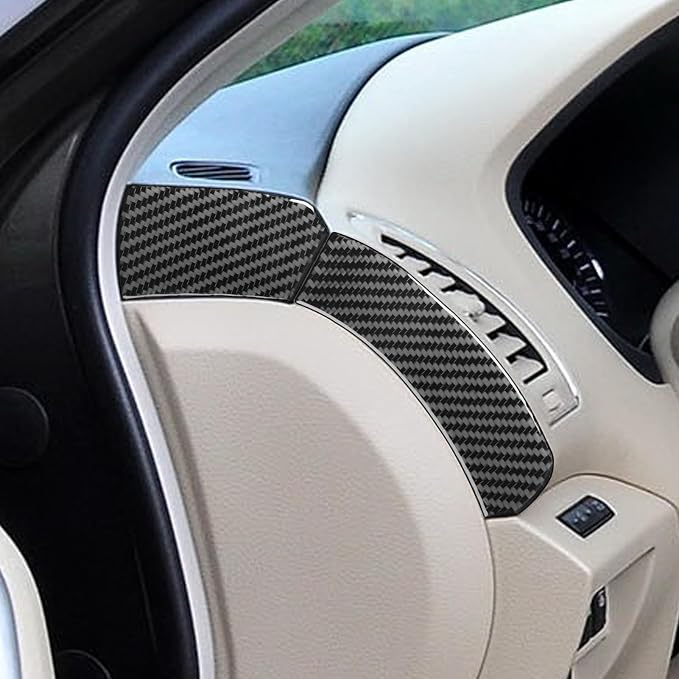 Soft Real Carbon Fiber Kit Compatible with Nissan Altima 2013 2014 2015 2016 2017 2018 Interior Accessories Central Control Dashboard Side Air Vent Next Panal Cover Trim Sticker
