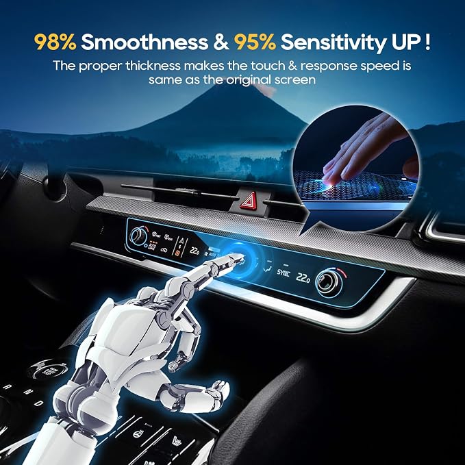LFOTPP 2023 2024 2025 Sportage Screen Protector AC Climate Control for 2023 2024 2025 Kia Sportage Accessories (LX/EX/SX/SX-Prestige/X-Line) Plug-in Hybrid Prestige Screen Film for Kia Sportage