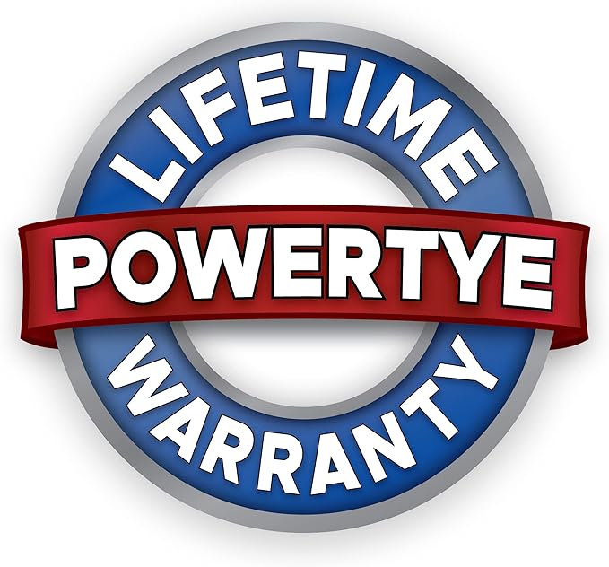 PowerTye - 2 inch x 6ft Long Retractable Ratchet Tie Down Strap with Carabiner and Latch-Hook - Self-Retracting Ratchet, 800 lb W.L.L., Ideal for Motorcycle, ATV, Cargo, Boats, Black (Pair)