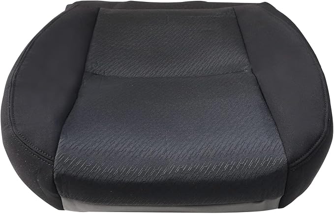 GXARTS Black Driver & Passenger Side Bottom Replacement Cloth Seat Covers Compatible with Chevy Silverado Tahoe Suburban Avalanche GMC Sierra Yukon 2007 2008 2009 2010 2011 2012 2013 2014
