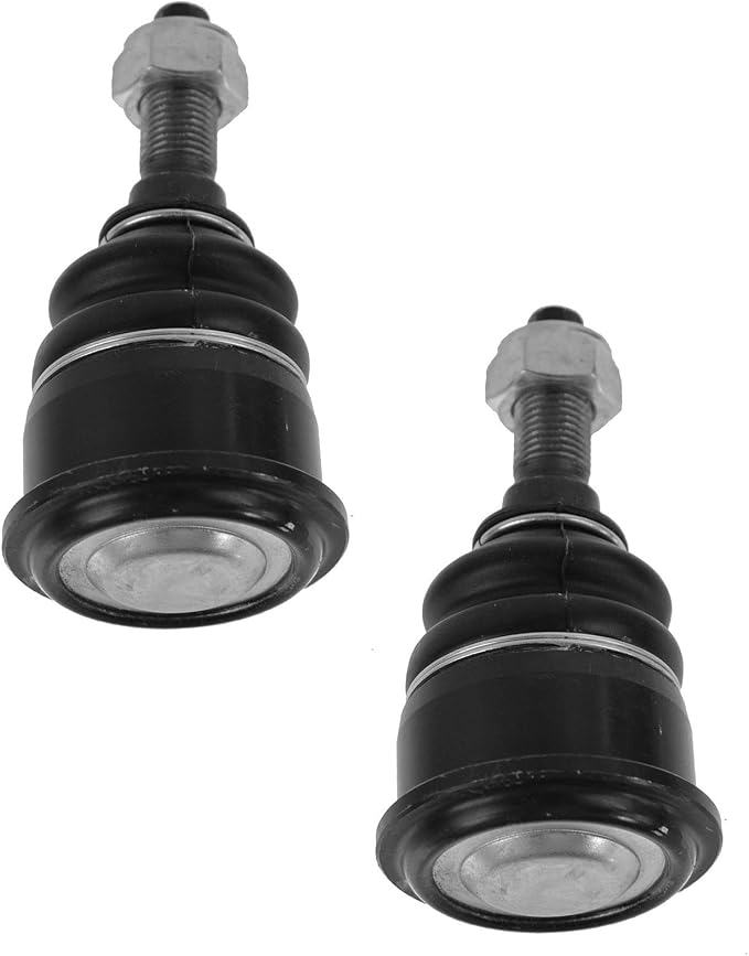 TRQ Front Lower Driver and Passenger Side Ball Joint Set Compatible with 02-04 Jeep Liberty