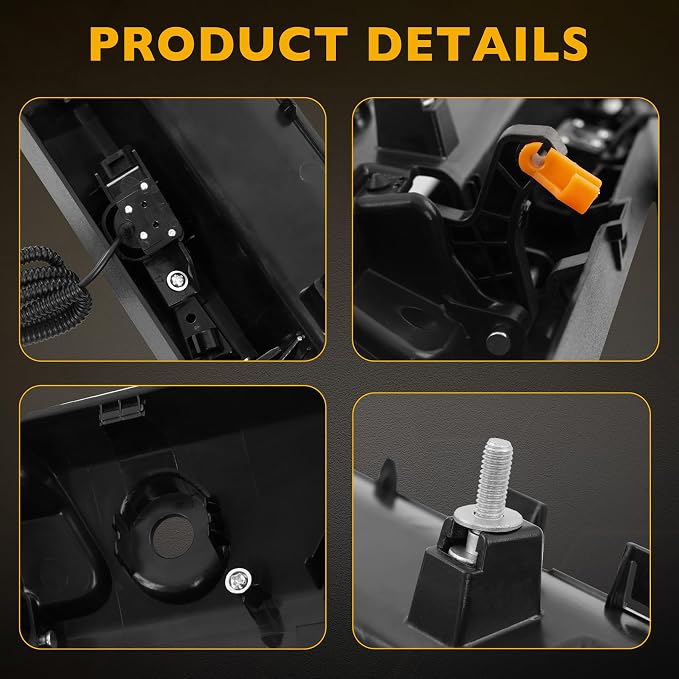 Tailgate Handle with Rear View Backup Camera, 170 ° Wide-Angle Rear Camera Compatible with 2017-2022 Ford F250 F350 F450 Super Duty, Without Release Button, Replaces#HC3Z-9943400-NA