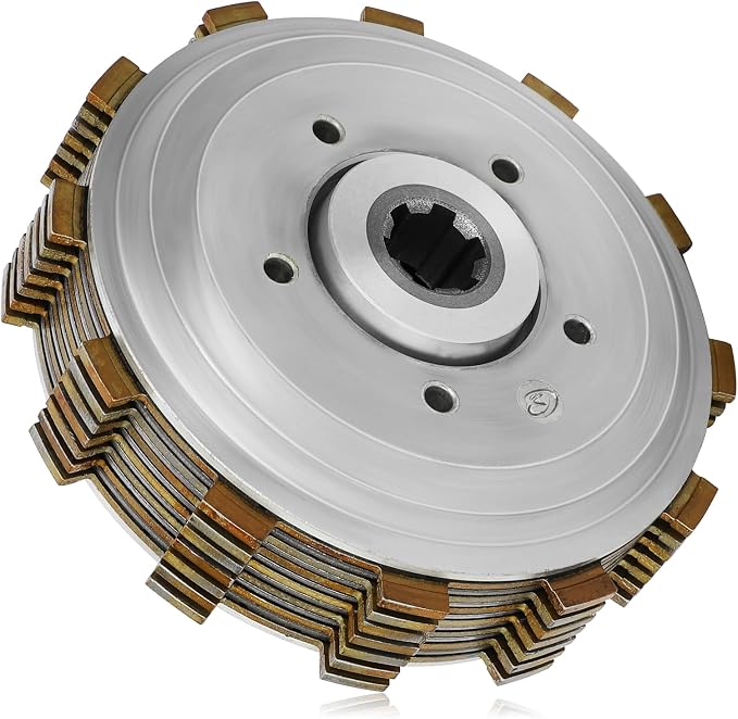Clutch & Basket Assembly Kit Heavy Duty for Yamaha Warrior 350 1987-2004 Big Bear 350 4x4 1987-1997 Big Bear 350 2x4 1996-1998 Kodiak 400 1993-1998 Raptor 350 2004-2013 Moto-4 350 1987-1995