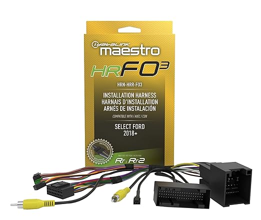 Idatalink Maestro HRN-HRR-FO3 T-Harness for Select Ford Transit 2018+, Replace The Factory Radio While retaining Steering Wheel Controls & Other Functions (ADS-MRR or ADS-MRR2 Module Required)