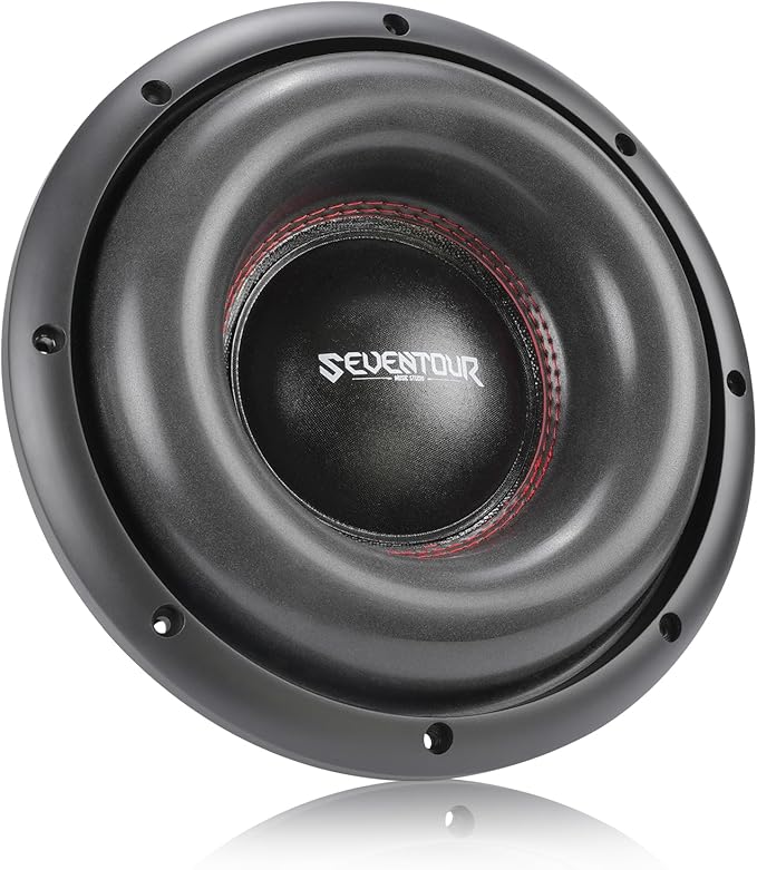 Seventour 10" 1200W Max Power Dual 4 Ohm Car Subwoofer,Dual Voice Coil High-Strength Dual Magnets,Foam Surround for Vehicle Stereo Sound System (10" - Dual 4 Ohm)