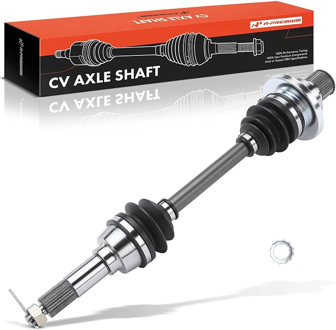 A-Premium Rear Right Passenger Side CV Axle Shaft Assembly for Yamaha | Compatible with Grizzly 660 YFM660F 4x4 2002, YFM660FH 4x4 Hunter Edition 2002, Replace# 5KM-2530T-00-00