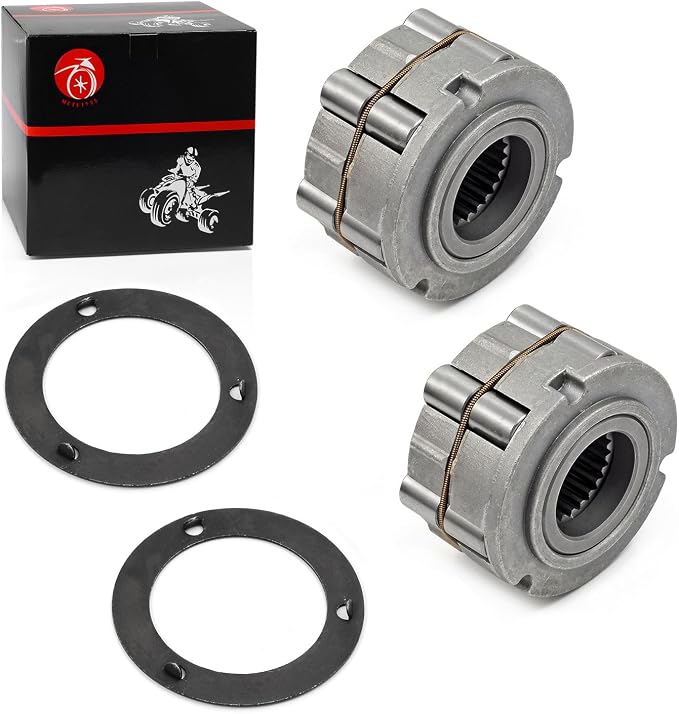 2 set Front Wheel HUB CLUTCH & Armature Plate For Polaris Sportsman Scrambler Magnum Xplorer Xpedition Big Boss Diesel Worker 500 425 400 335 325 300 1520214 1520281 5211148