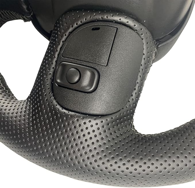 Hand-Stitched Steering Wheel Wrap for for Dodge Challenger/Dodge Charger/Dodge Durango 2015-2023 Interior Steering Wheel Protection Skin Cover Accessories