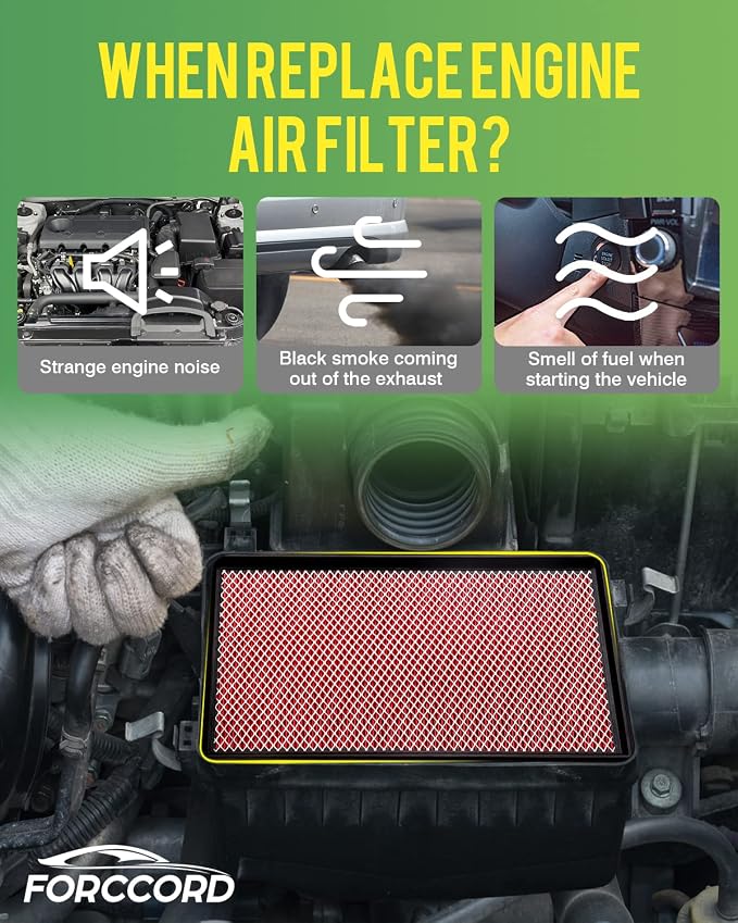 Cabin & Engine Air Filter Fits for Highlander 3.5L/2.7L Gas Only (2014-2019), Sienna 3.5L/2.7L Gas (2011-2020), Camry V6 3.5L Gas Only (2012-2017) Replace#CF10285 CA10755 Car Accessories